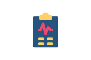 Diagnostic Flat Icon for Graphics and Icons