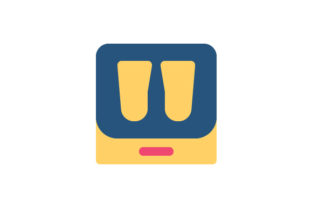 Digital Scales Flat Icon for Graphics and Icons
