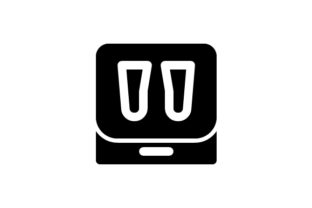 Digital Scales Glyph Icon for Graphics and Icons