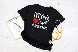 Essential Squad Nurse Healthcare Graphics and Crafts