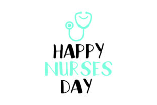 Happy Nurses Day Embroidery Design