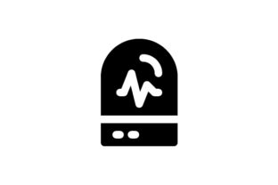 Heart Rater, Heart Beat Glyph Icon: Graphics and Icons for Medical Branding