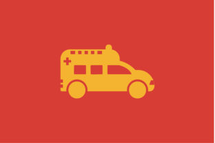 Medical Ambulance Flat Vector Icon: Graphics and Icons for Real Projects