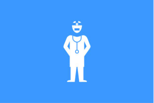 Medical Doctor Flat Vector Icon Graphics
