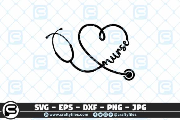 Nurse Stechoscope: Graphics & Crafts Fusion