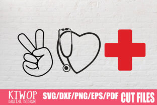 Peace Love Stethoscope Nurse 2020: Graphics and Crafts for Creative Projects