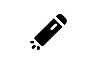 Penlight Glyph Icon: Graphics and Icons for Medical Content