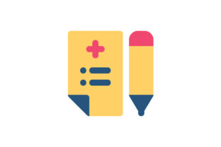 Registration Flat Icon for Graphics and Icons