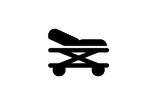 Stretcher Glyph Icon: Graphics and Icons for Editorial Design