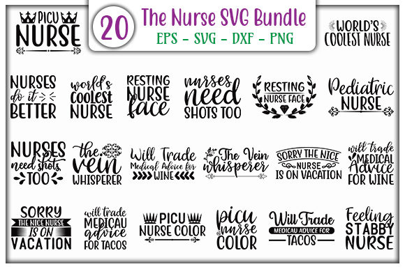 The Nurse Design Bundle: Graphics for Crafts and Creative Marketing