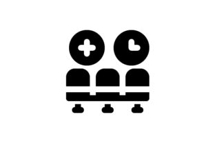 Waiting Queue Glyph Icon Graphics